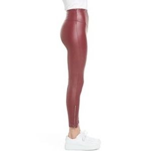 Yummie Faux leather shaping leggings